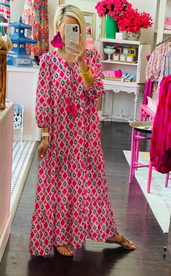 Christelle Dress in Shell, Best-Selling Boho Maxi Dress