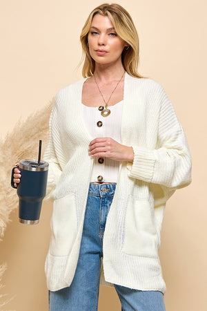 Oversize Pocketed Cardigan