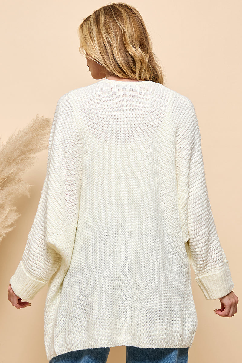 Oversize Pocketed Cardigan