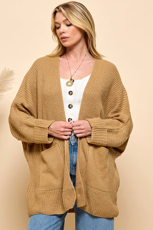 Oversize Pocketed Cardigan