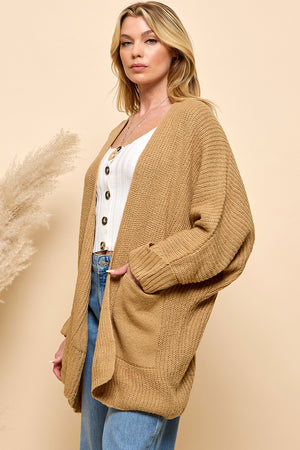 Oversize Pocketed Cardigan