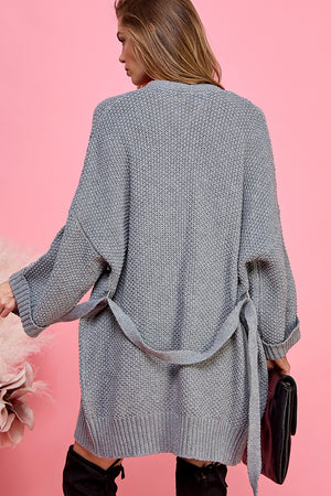 casual long sweater cardigan