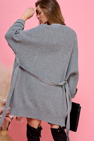 casual long sweater cardigan