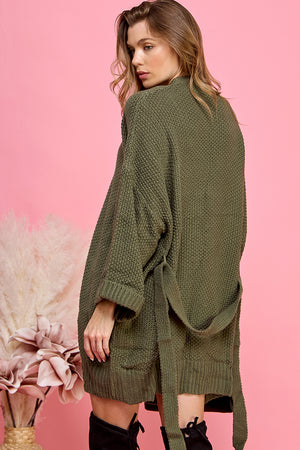 casual long sweater cardigan