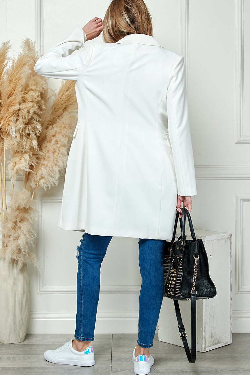 Fashion Casual Solid Color Coat