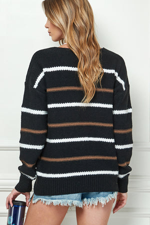 Casual Striped Sweater