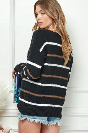 Casual Striped Sweater