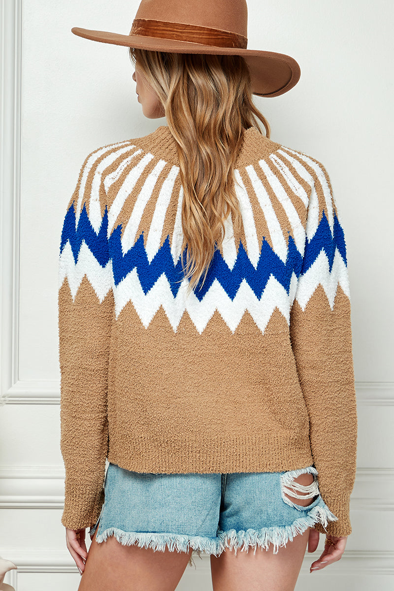 Knit Mock Neck Sweater
