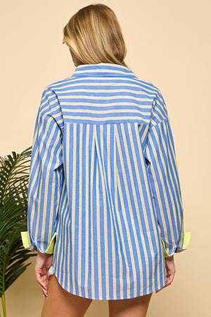 Striped Long sleeved Shirt&nbsp;