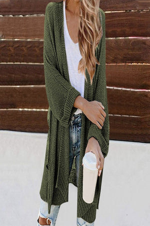 casual long sweater cardigan